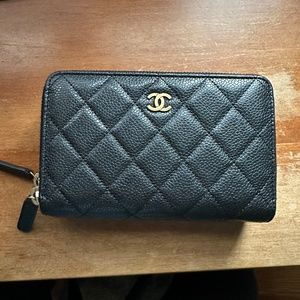 Chanel Double Zip Wallet